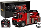 HuiNa 1561 Ladder Fire Truck Scala 1:14 2,4G 22CH RC Autoscala dei Pompieri con Getto d'Acqua. novità - SPEDIZIONE Italia