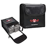 HYGJ Tmom Lipo Safe Bag Lipo Fireproof Protezione della batteria antideflagrante Custodia sicura per la conservazione della batteria e la ...
