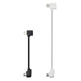i-LEFANTE Cavo USB da Micro USB a Lightning OTG per DJI Mini SE/Mavic Mini/Air/Spark/Mavic 2 Remote Controller (30 cm e ...