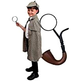 I LOVE FANCY DRESS LTD Costume Deluxe Sherlock Holmes con Cappello - Perfetto per LA Settimana del Libro O Costumi ...