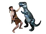 I LOVE FANCY DRESS LTD Puntello gonfiabile gigante T-Rex – lungo 1,8 m dall'alto alla coda – dinosauro blu esplosivo ...