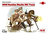ICM- 1:35-Fichi Russo Maxim MG Team 2 della Seconda Guerra Mondiale, ICM35698