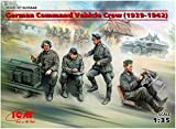 ICM ICM35644 1:35-German Comando Veicolo Crew (1939-42) 4 Fig