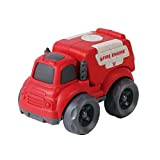 IDEALCOMMERCE - Camion Giocattolo per Bambini - Macchinine in Bioplastica - Eco-Friendrly - Camion Pompieri Giocattolo Green - Macchine Bambini ...