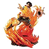 iFii Figura One Piece Ace Portgas・D・Ace Action Figure [Perfect Details] Figura di un pezzo 25 cm PVC Cartoon Figurine One ...