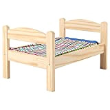 Ikea's DUKTIG Doll bed with bedlinen set, pine, multicolor by Duktig