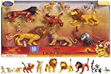 Il Re Leone - Cofanetto con 10 personaggi: Simba, Nala, Pumbaa, Timon, Rafiki, Zazu, Mufasa, Scar, Hyena, Vulture, giocattolo per ...