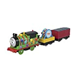 Il Trenino Thomas - Percy Trenino delle Feste Locomotiva Motorizzata, Giocattolo per Bambini 3+ Anni, HDY72