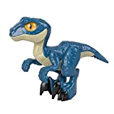 ​Imaginext Jurassic World Dinosauro Velociraptor XL con Zampe Mobili, Giocattolo per Bambini 3+Anni,GWP07