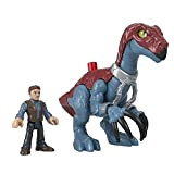 Imaginext - Jurassic World Terizinosauro e Owen, Giocattolo per Bambini 3+ Anni, GVV63