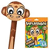 Inflatimals - Scimmia di Deluxebase. Giocattolo Gonfiabile Gigante Animale. Perfette Idee Regalo e Decorazioni gonfiabili per Feste per Bambini