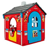 INJUSA - Casa Giocattolo Mickey Mouse Colore Rosso con 2 Finestre e 2 Porte di Acesso Consigliato per Bambini +3 ...