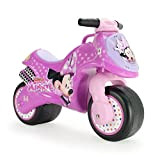 INJUSA - Moto Cavalcabile Minnie Mouse con Ampie Ruote in Plastica, Decorazione Permanente e Maniglia di Trasporto Consigliata per Bambini ...