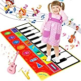 Innedu Tappeto Musicale, Tappetino Pianoforte con 8 Suoni di Strumenti e 5 modalità di Gioco, Tappetino da Ballo per Bambini, ...