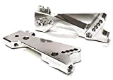 Integy RC Model C26466SILVER Billet Machined Rear Shock Tower for Vaterra Twin Hammers 1.9 Rock Racer