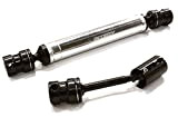 Integy RC Model C26502SILVER Billet Machined Center Drive Shafts for Vaterra Twin Hammers 1.9 Rock Racer