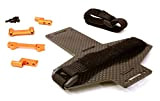 Integy RC Model C26870ORANGE Machined Battery Tray w/Composite Plate for Vaterra Twin Hammers 1.9 Rock Racer