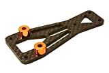 Integy RC Model C26871ORANGE Machined Front Top Chassis Plate for Vaterra Twin Hammers 1.9 Rock Racer