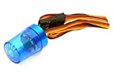 Integy RC Model C26880BLUE T4 Realistic Roof Top Flashing Light LED w/ 13mm Plastic Housing for 1/10 Scale