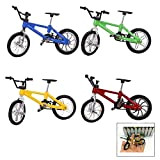 iPobie 4 Pezzi Bicicletta da Dito, Giocattoli da Bicicletta/Mini Bici della Barretta,Modello della Bicicletta per Bambini