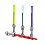 iQ- Lego Star Wars-Set di Penne Gel con Spada Laser Penna, Colore Rosso, Blu, Verde, Viola, 4 Stück (1er Pack), ...