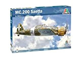 Italeri 2815 MC.200 Saetta, Scala 1:48, Plastic Model Kit, Modello in Plastica da Montare, Modellismo, Grigio
