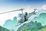 Italeri 2820 OH-13 Scout Korean War, scala 1:48, plastic model kit, modello in plastica da montare, modellismo, elicottero, Grigio