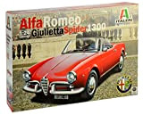 Italeri 3653 Modello in Plastica da Assemblare Auto Alfa Romeo Giulietta Spider 1300 Model Kit Scala 1:24