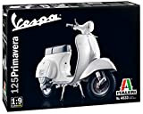 Italeri-4633 125 Primavera Scala 1:9, modellismo, Model Kit, Moto, Motocicletta Vespa Modello in Plastica da Assemblare e Pitturare, Colore Bianco, ...