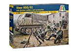 Italeri 6549 Steyr RSO/01 with german soldiers and accessories Model kit mezzi militari Scala 1:35