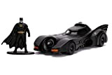 Jada - Dc Batman Batmobile 1989, 253213003, + 8 Anni, Scala 1:32, con Personaggio Incluso