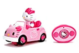 Jada - Hello Kitty 253244000 - Auto radio telecomandata + 1 Personaggio Rimovibile - Effetti luminosi