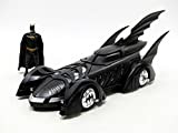 Jada Toys – Batman Forever con action figure Batmobile in miniatura, 98036BK, nero, scala 1:24
