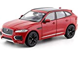 Jaguar F-Pace, rosso metallizzato, 2016, modellino auto, modello finito, Welly, 1:24