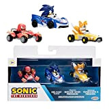 JAKKS PACIFIC Sonic The Hedgehog 1:64 Die-Cast Veicoli Confezione da 3