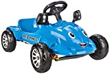 JAMARA Auto Ped Race-Azionamento a Pedali con Specchi Esterni e Clacson, Colore Blu, 460289 Does Not Apply, One Size