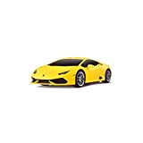 JAMARA- Lamborghini Huracán Giocattolo Telecomandato, Scala 1:24, Colore Giallo, 404593