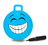 Jamara- Smile Pallone Salto, Colore Blu, 460458