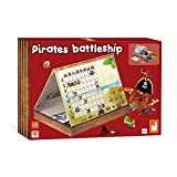 Janod - Battaglia navale pirati, gioco “colpisci e affonda” per famiglia, per bambini dai 5 anni in su, J02835