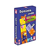 Janod- Giungla Gioco Domino, Multicolore, J02771
