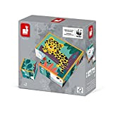 Janod - Puzzle Cubi Bambino in Animali - Gioco Educativo Prima Infanzia - Osservazione e Coordinamento - in Collaborazione con ...