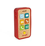 Janod - Telefono sonoro per bambini (in legno), gioco di imitazione, per bambini dai 18 mesi in su, J05334