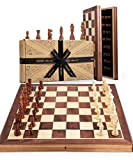 Jaques Folding Chess set 15 pollici completo di pezzi degli scacchi da 3 pollici - Scacchi di qualità da oltre ...