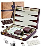 Jaques of London Backgammon Set - 11 Pollici - Set Backgammon di Lusso - Set da Viaggio Backgammon