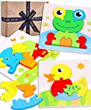 Jaques of London Lascia Giocare Puzzle Animali - Puzzle Perfetti per Bambini e Giocattoli Montessori per 2 3 4 Anni ...