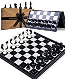 Jaques of London Set di scacchi magnetici | Set di scacchi da viaggio | Tavola pieghevole e pezzi di scacchi ...