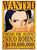 JCYMC Jigsaw Puzzle 1000 Pezzi Anime One Piece Wanted Poster Legno Giocattoli per Bambini Gioco di Decompressione Vq188Zw