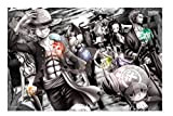JCYMC Jigsaw Puzzle 1000 Pezzi One Piece Monkey D.Luffy Poster Japan Anime per Adulti Giochi Giocattoli educativi Jq26Mk