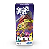 Jenga Fortnite Edition Game, Gioco a Torre Impilabile in Legno [Versione Inglese]