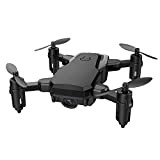 JERFER Drone Drone con Telecamera Mini Drone Mini D2Wh Pieghevole con WiFi FPV 2.0Mp HD Fotocamera 2.4G 6 Assi Rc ...